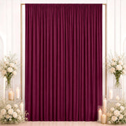 10 ft x 12 ft Wrinkle-Free Spandex Backdrop Curtain with Rod Pocket