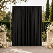 10 ft x 12 ft Wrinkle-Free Spandex Backdrop Curtain with Rod Pocket