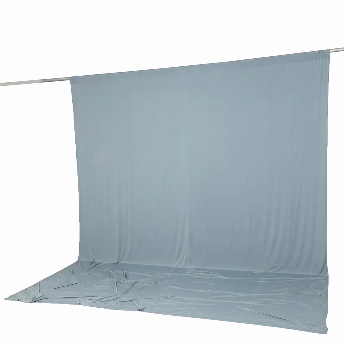 10 ft x 12 ft Wrinkle-Free Spandex Backdrop Curtain with Rod Pocket