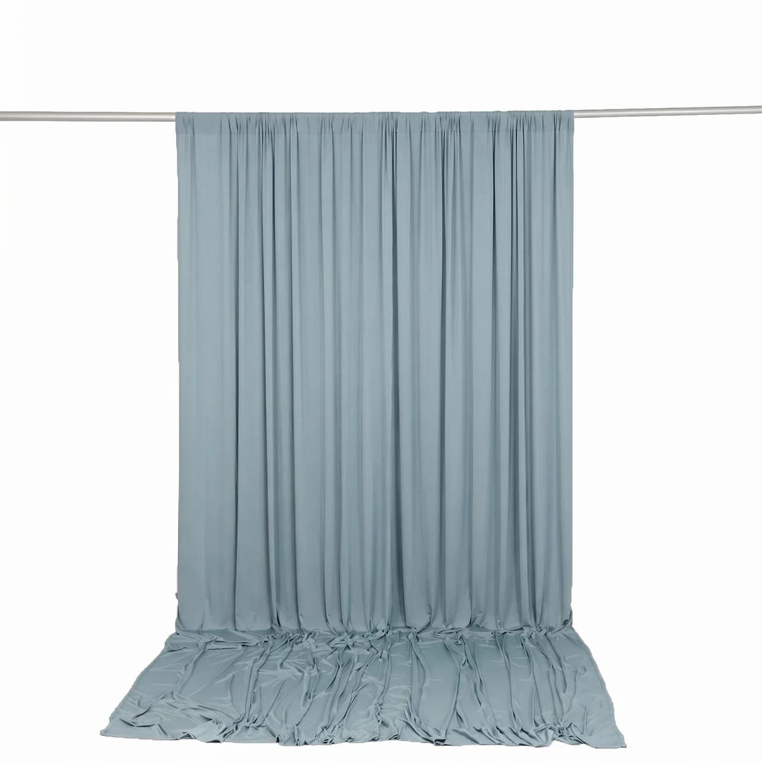 10 ft x 12 ft Wrinkle-Free Spandex Backdrop Curtain with Rod Pocket