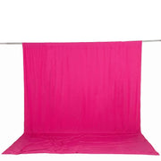 10 ft x 12 ft Wrinkle-Free Spandex Backdrop Curtain with Rod Pocket CUR_PANSPX_10X12_FUSH