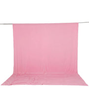 10 ft x 12 ft Wrinkle-Free Spandex Backdrop Curtain with Rod Pocket CUR_PANSPX_10X12_PINK