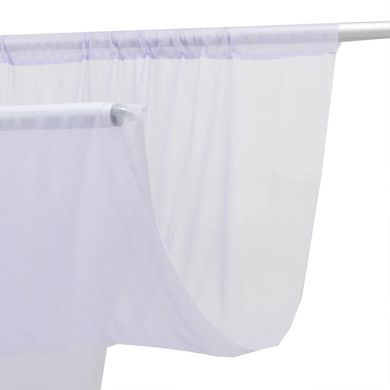10 ft x 14 ft Wedding Arch Drape Backdrop Curtain Panel with Rod Pocket CUR_PANCHIF01_10X14_LAV
