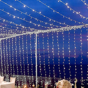 10 ft x 20 ft LED Curtain String Lights - Warm White