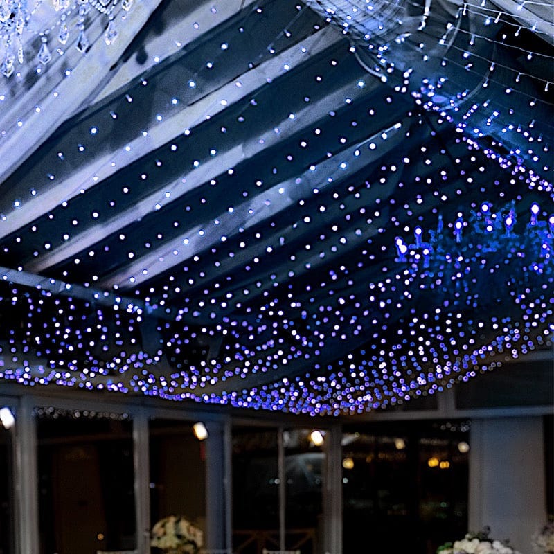 10 ft x 20 ft LED Curtain String Lights - Warm White