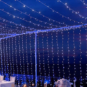10 ft x 20 ft LED Curtain String Lights - Warm White