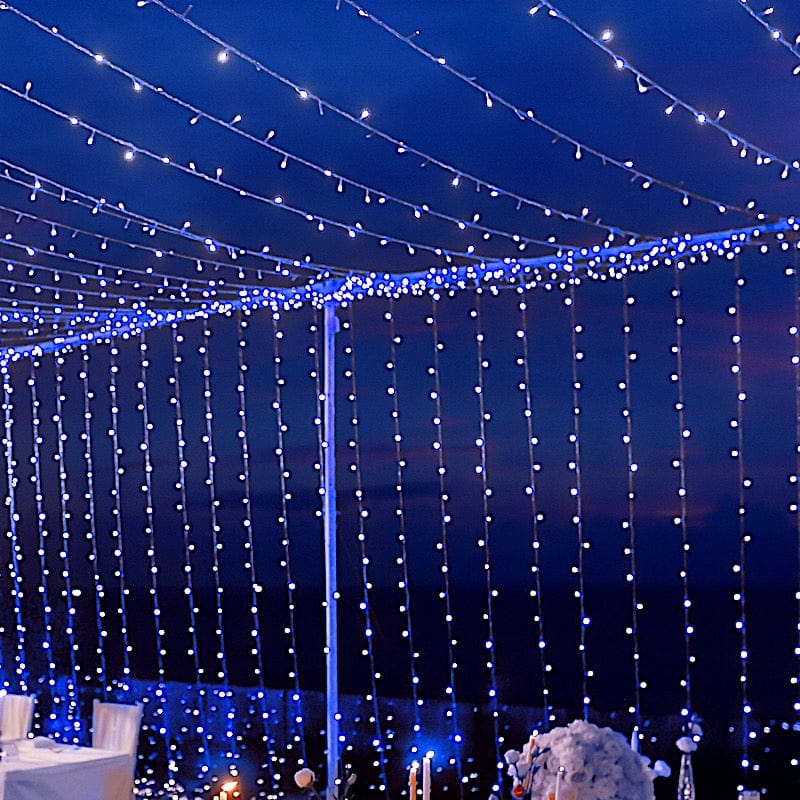 10 ft x 20 ft LED Curtain String Lights - Warm White