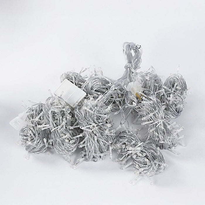 10 ft x 30 ft LED Curtain String Lights - Warm White LEDSTR03_10X30_CLR