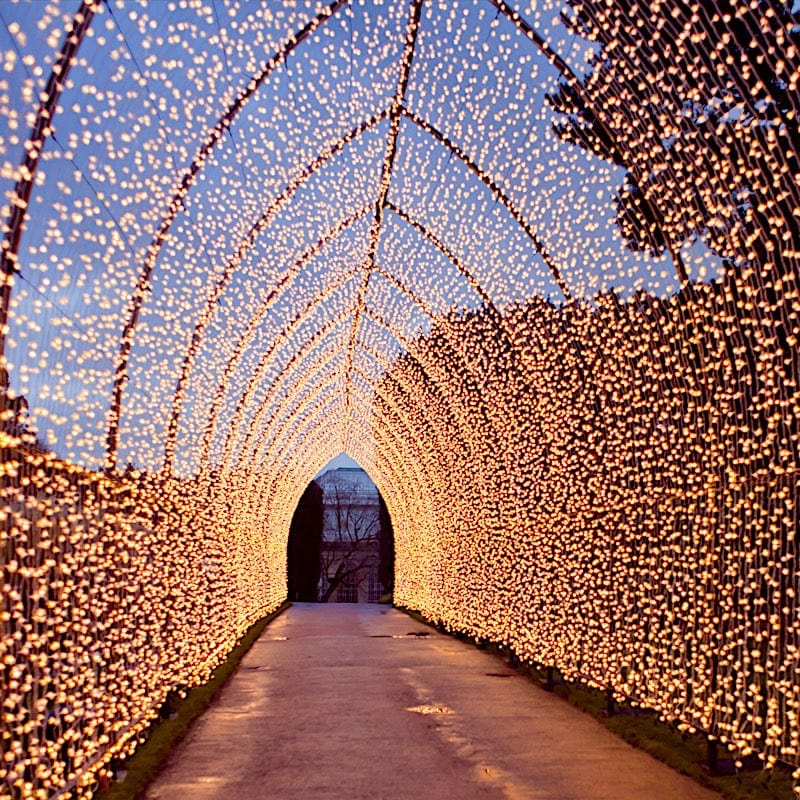 10 ft x 30 ft LED Curtain String Lights - Warm White LEDSTR03_10X30_CLR