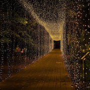10 ft x 30 ft LED Curtain String Lights - Warm White LEDSTR03_10X30_CLR
