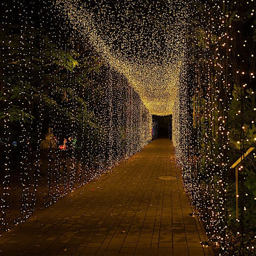 10 ft x 30 ft LED Curtain String Lights - Warm White LEDSTR03_10X30_CLR
