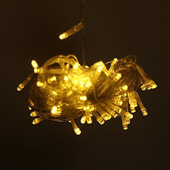 10 ft x 30 ft LED Curtain String Lights - Warm White LEDSTR03_10X30_CLR