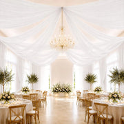 10 ft x 32 ft Extra Long Ceiling Drape Panel Wedding Backdrop