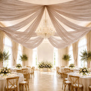 10 ft x 32 ft Extra Long Ceiling Drape Panel Wedding Backdrop