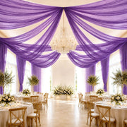 10 ft x 32 ft Extra Long Ceiling Drape Panel Wedding Backdrop