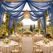 10 ft x 32 ft Extra Long Ceiling Drape Panel Wedding Backdrop