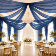 10 ft x 32 ft Extra Long Ceiling Drape Panel Wedding Backdrop