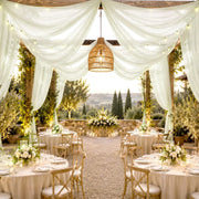10 ft x 32 ft Extra Long Ceiling Drape Panel Wedding Backdrop