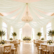 10 ft x 32 ft Extra Long Ceiling Drape Panel Wedding Backdrop