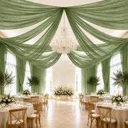 10 ft x 32 ft Extra Long Ceiling Drape Panel Wedding Backdrop
