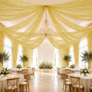 10 ft x 32 ft Extra Long Ceiling Drape Panel Wedding Backdrop