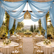 10 ft x 32 ft Extra Long Ceiling Drape Panel Wedding Backdrop