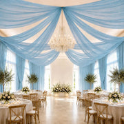 10 ft x 32 ft Extra Long Ceiling Drape Panel Wedding Backdrop