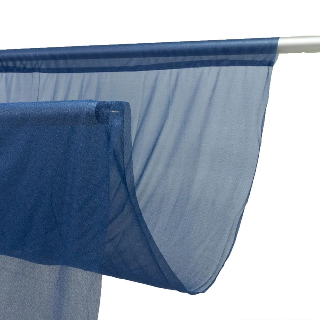 10 ft x 32 ft Extra Long Ceiling Drape Panel Wedding Backdrop CUR_PANCHIF01_10X32_NAVY