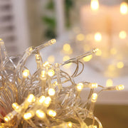 10 ft x 40 ft LED Curtain String Lights - Warm White LEDSTR03_10X40_CLR