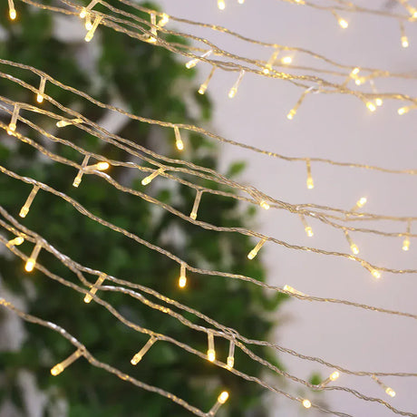 10 ft x 40 ft LED Curtain String Lights - Warm White LEDSTR03_10X40_CLR