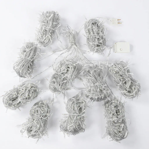 10 ft x 50 ft LED Curtain String Lights - Warm White LEDSTR03_10X50_CLR