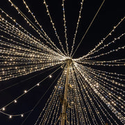 10 ft x 50 ft LED Curtain String Lights - Warm White LEDSTR03_10X50_CLR