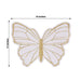 10 Glitter Butterfly Cardboard Paper Placemats - Pink and Gold