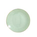 10 Glossy Round Plastic Salad and Dinner Plates with Gold Rim - Disposable Tableware DSP_PLR0018_8_SGGD