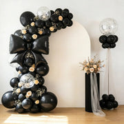 10 Matte 29" x 27" Large Bow Mylar Foil Balloons