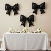 10 Matte 29" x 27" Large Bow Mylar Foil Balloons