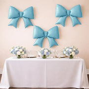 10 Matte 29" x 27" Large Bow Mylar Foil Balloons