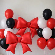 10 Matte 29" x 27" Large Bow Mylar Foil Balloons