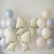 10 Matte 29" x 27" Large Bow Mylar Foil Balloons
