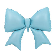 10 Matte 29" x 27" Large Bow Mylar Foil Balloons BLOON_FOL0029_BOW_30_BLUE