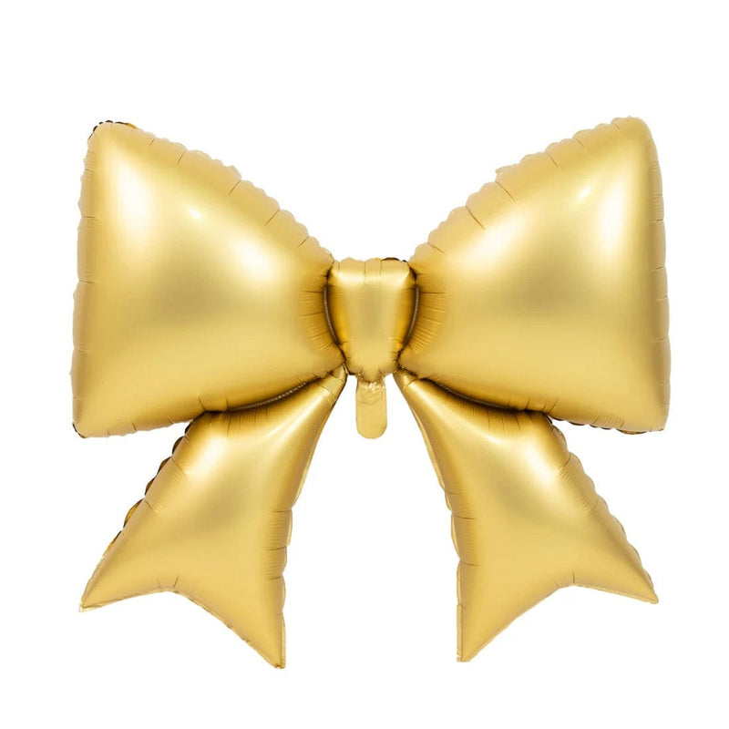 10 Matte 29" x 27" Large Bow Mylar Foil Balloons BLOON_FOL0029_BOW_30_GOLD