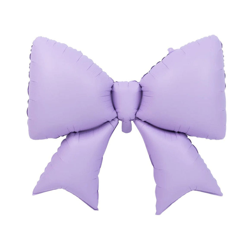 10 Matte 29" x 27" Large Bow Mylar Foil Balloons BLOON_FOL0029_BOW_30_LAV