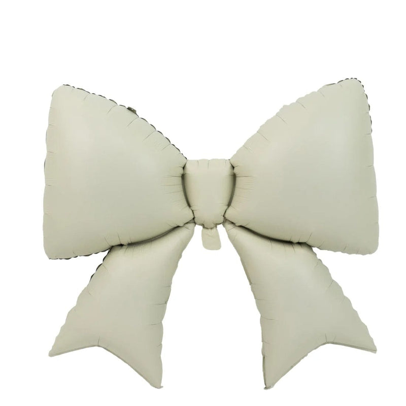10 Matte 29" x 27" Large Bow Mylar Foil Balloons BLOON_FOL0029_BOW_30_WHT
