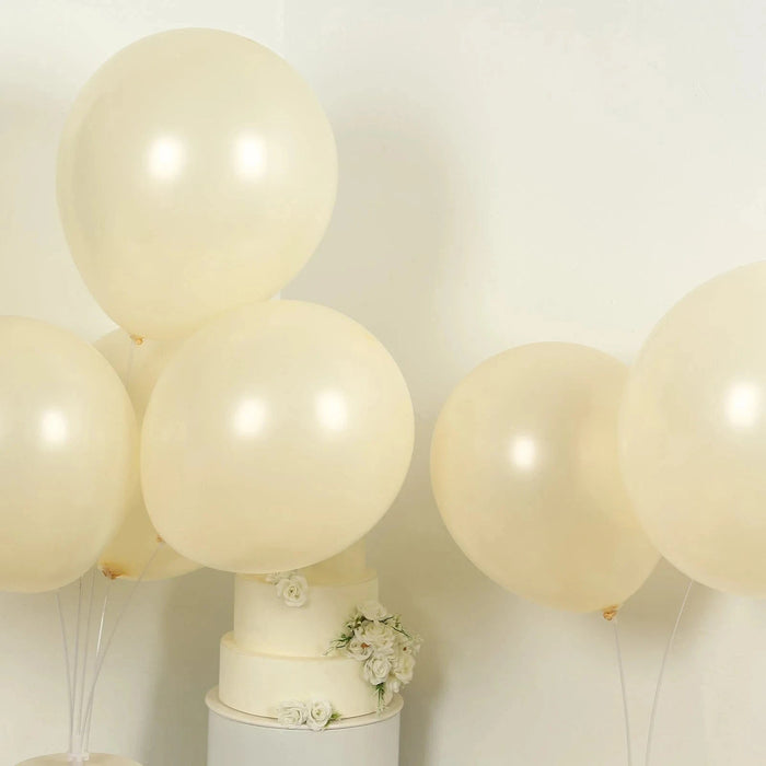 10 Matte Pastel 18" Biodegradable Party Balloons