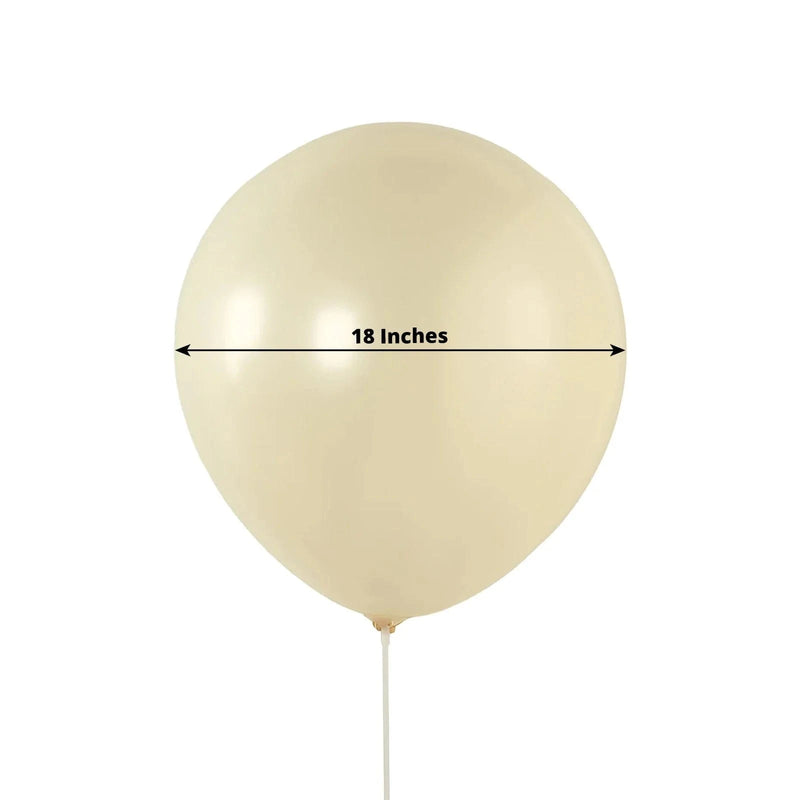 10 Matte Pastel 18" Biodegradable Party Balloons