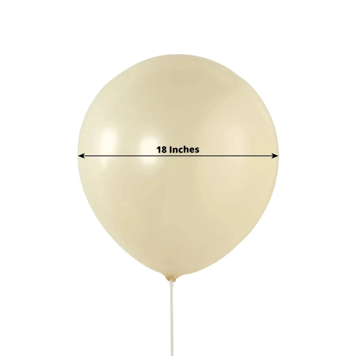 10 Matte Pastel 18" Biodegradable Party Balloons
