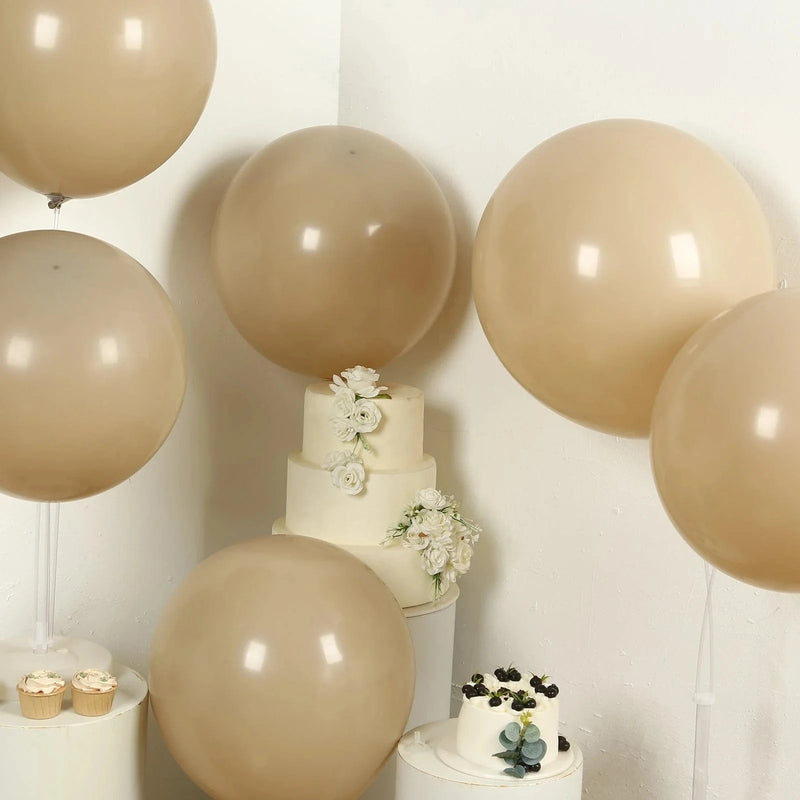 10 Matte Pastel 18" Biodegradable Party Balloons