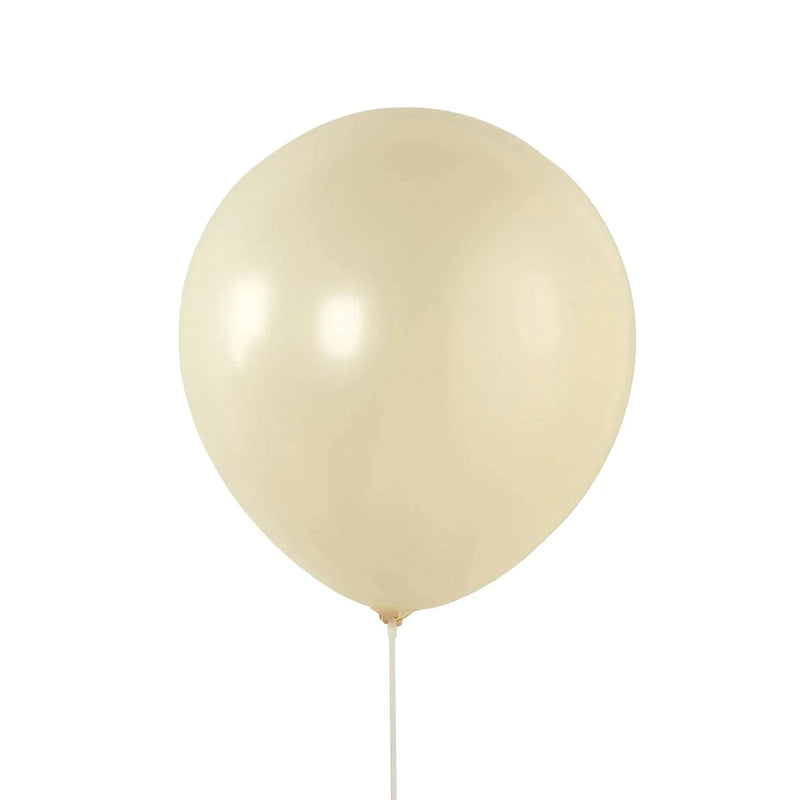 10 Matte Pastel 18" Biodegradable Party Balloons BLOON_BIO_MPTL_18_CRM