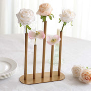 10" Metal Minimalist Bud Vase Centerpiece - Gold IRON_VASE_013_10_GOLD