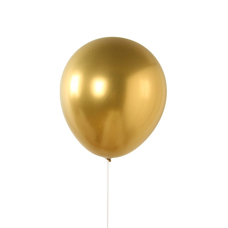 10 Metallic 18" Biodegradable Party Balloons BLOON_BIO_MET_18_GOLD